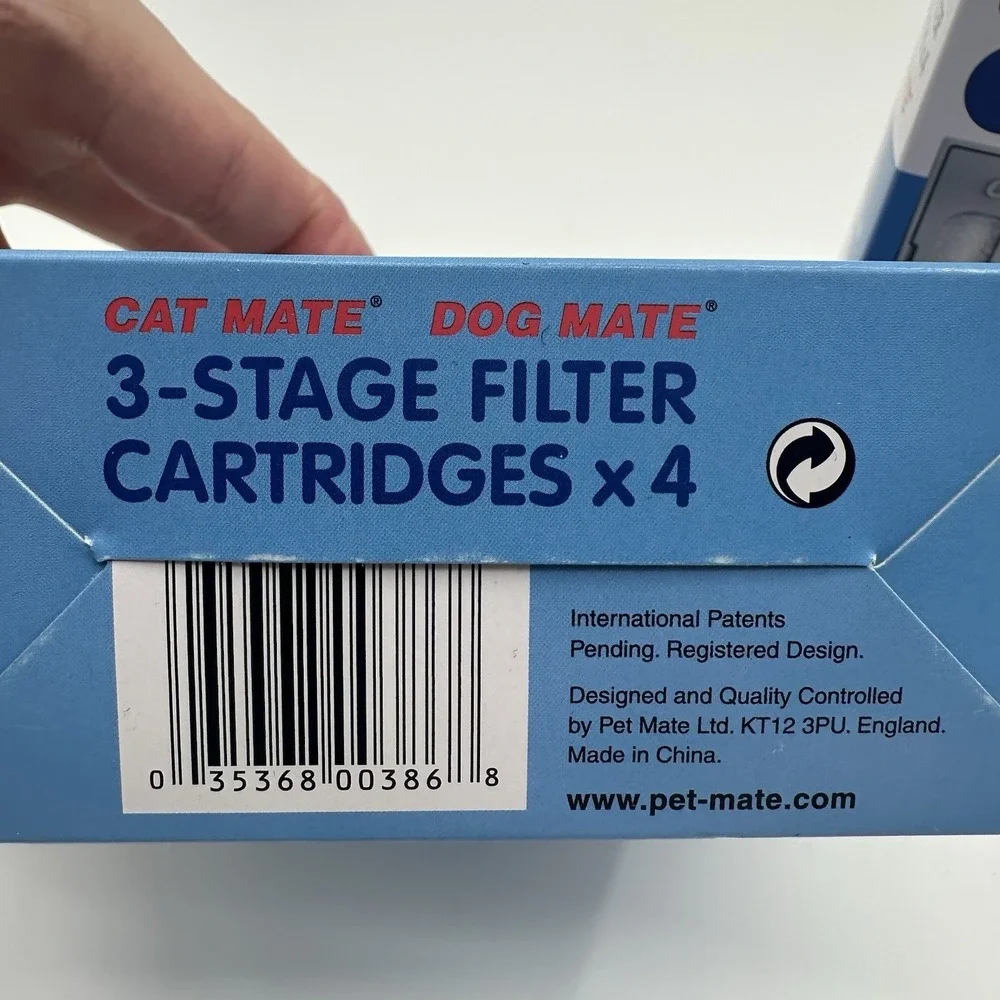 Lot 3 Cat Dog Mate Genuine‎ Replacement 3-Stage Filter Cartridges Pack of 4 NEW